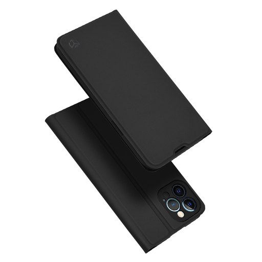 Techsuit - Magskin Könyv - iPhone 12 Pro Max - Fekete tok Techsuit - Magskin Könyv - iPhone 12 Pro Max - Fekete tok
