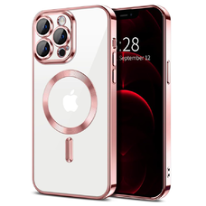  Techsuit - Luxus Kristály MagSafe - iPhone 12 Pro Max - Rózsaszín tok