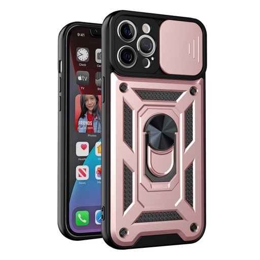 Techsuit - CamShield sorozat - iPhone 12 Pro Max - Rózsaarany tok Techsuit - CamShield sorozat - iPhone 12 Pro Max - Rózsaarany tok