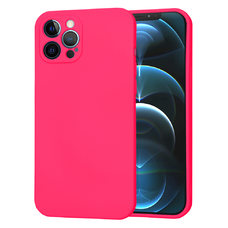  Techsuit - SoftFlex - iPhone 12 Pro Max - Élénk rózsaszín tok