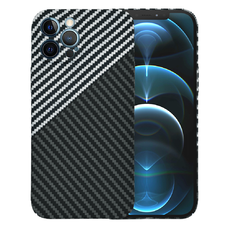  Techsuit - Carbonite Szálhéj - iPhone 12 Pro Max - Lopakodó szürke tok