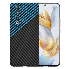  Techsuit - Carbonit Szálhéj - Honor 90 - Kék Impulzus tok