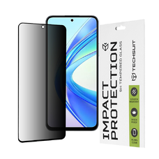  Techsuit - 111D Privát Teljes Ragasztás - Honor X7b / X7b 5G / 90 SMART - Fekete üvegfólia