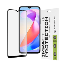  Techsuit - 111D Teljes Fedő / Teljes Ragasztású Üveg - Honor X6a - Fekete üvegfólia