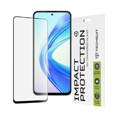  Techsuit - 111D Teljes Borítású / Teljes Ragasztású Üveg - Honor X7b / X7b 5G / 90 SMART - Fekete üvegfólia