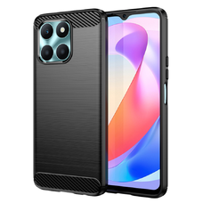 Techsuit - Uhlíkový silikón - Honor X6a - Čierne puzdro Techsuit - Uhlíkový silikón - Honor X6a - Čierne puzdro