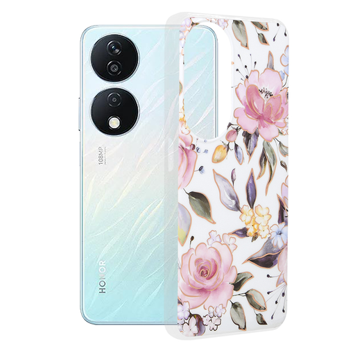 Techsuit - Márvány Széria - Honor X7b / X7b 5G / 90 SMART - Chloe Fehér tok Techsuit - Márvány Széria - Honor X7b / X7b 5G / 90 SMART - Chloe Fehér tok