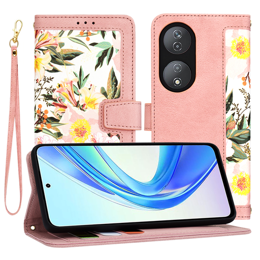 Techsuit - FlipCraft - Honor X7b / X7b 5G / 90 SMART - Édes szív rózsaszín tok Techsuit - FlipCraft - Honor X7b / X7b 5G / 90 SMART - Édes szív rózsaszín tok
