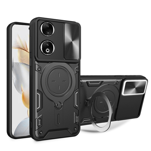 Techsuit - CamGuard Pro - Honor 90 - Fekete tok Techsuit - CamGuard Pro - Honor 90 - Fekete tok