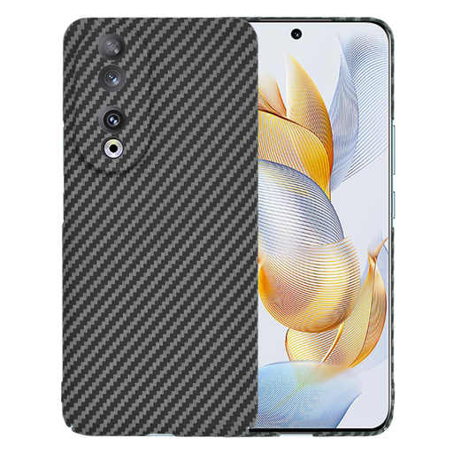 Techsuit - Karbonit SzálasHéj - Honor 90 - Fekete tok Techsuit - Karbonit SzálasHéj - Honor 90 - Fekete tok