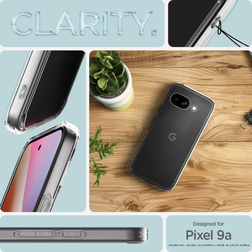  Google Pixel 9A átlátszó Spigen Ultra Hybrid tok - 9