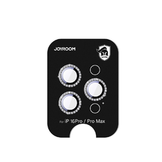 Joyroom JR-MSJ0307 üvegfólia iPhone 16 Pro/16 Pro Max kamera lencsékhez - Fekete