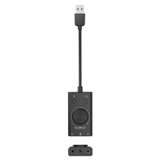 Orico SC2 Külső Multifunkciós Hangkártya USB-A-val - Fekete