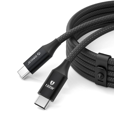 Orico CDX 100W 5A Power Delivery USB-C - USB-C kábel 1m - fekete