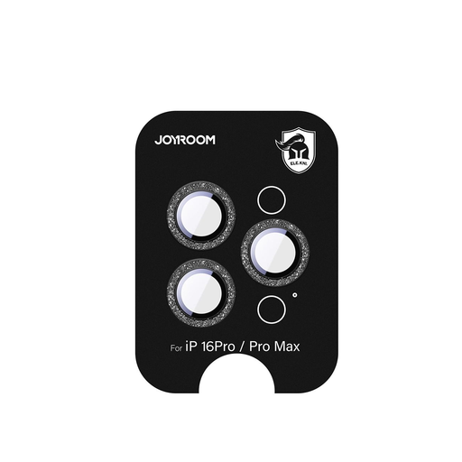 Joyroom JR-MSF0303 üvegfólia iPhone 16 Pro/16 Pro Max kamerához - Fekete Joyroom JR-MSF0303 üvegfólia iPhone 16 Pro/16 Pro Max kamerához - Fekete
