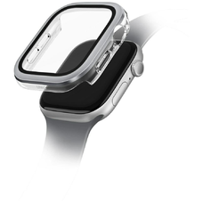 Uniq Voute edzett üveg tok Apple Watch 10 42 mm - Ezüst