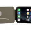 iPhone 12 Pro MAX Vennus Elegance fliptok fekete (függőlegesen nyíló) - 2. kép