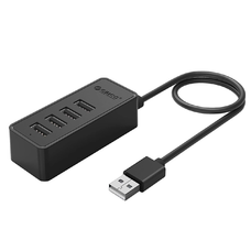 Hub Orico W5P-U2-030 4x USB-A 2.0 30cm - fekete