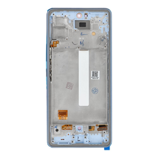 LCD kijelző SAMSUNG A53 A536 HARD OLED kerettel kék,