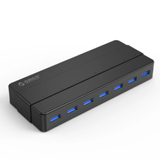 Hub Orico H7928-U3-V1 7x USB-A 3.0 - fekete