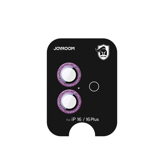 Joyroom JR-MSF0302 üvegfólia iPhone 16/16 Plus lencsékhez - rózsaszín üvegfólia