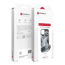 FORCELL F-PROTECT Mirage, katonai ütésálló tok MagSafe kompatibilis, IPHONE 15, ezüst köd