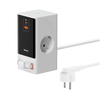  Baseus - Hosszabbító PowerCombo (PSLR000602) - USB, 2xType-C, Schuko, 65W - Fehér - 2. kép