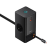  Baseus - PowerCombo hosszabbító (PSLR000301) - USB, 2xType-C, Schuko, 65W - Fekete - 2. kép