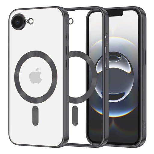 Techsuit - Luxuskristály MagSafe - iPhone 16e - Fekete tok Techsuit - Luxuskristály MagSafe - iPhone 16e - Fekete tok
