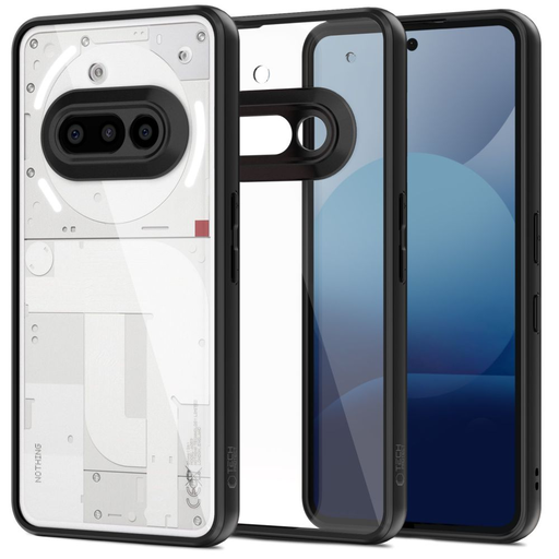 Tech-protect Magmat Nothing Phone 3a Fekete/átlátszó tok Tech-protect Magmat Nothing Phone 3a Fekete/átlátszó tok