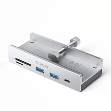 Orico MH5PC Hub bilincses USB-C / 2x USB-A 3.2 + 1x USB-C 3.2 + 1x SD&TF - Ezüst