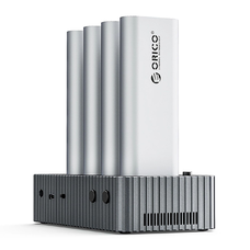 Orico IT48N-C 4-lemezes dokkoló állomás M.2 NVME klónozási funkcióval - Szürke