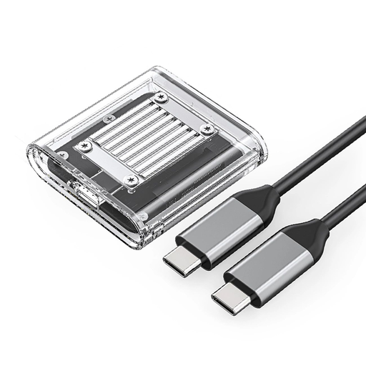 Orico TC20-M2-10G M.2 NVME USB-C 3.2 Lemezház - Átlátszó