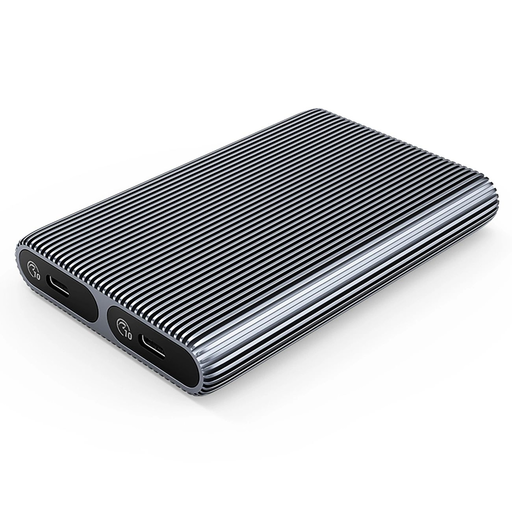 Orico AM2C3-2N Kétlemezes Tároló M.2 NVME USB-C 3.2 10Gb/s Meghajtókhoz - Szürke