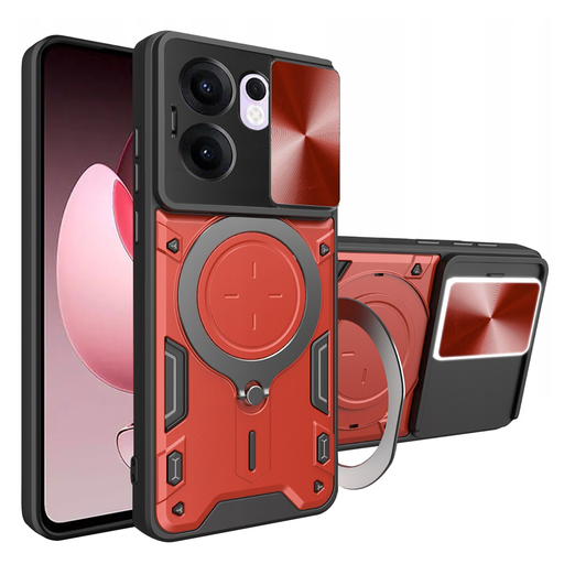 Techsuit - CamGuard Pro - Oppo Reno13 F 4G / Reno13 F 5G / Reno13 FS 5G - Piros tok Techsuit - CamGuard Pro - Oppo Reno13 F 4G / Reno13 F 5G / Reno13 FS 5G - Piros tok
