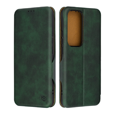  Techsuit - Biztonságos Tárca Plusz - Samsung Galaxy S25 Edge - Zöld tok