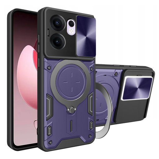 Techsuit - CamGuard Pro - Oppo Reno13 F 4G / Reno13 F 5G / Reno13 FS 5G - Lila tok Techsuit - CamGuard Pro - Oppo Reno13 F 4G / Reno13 F 5G / Reno13 FS 5G - Lila tok