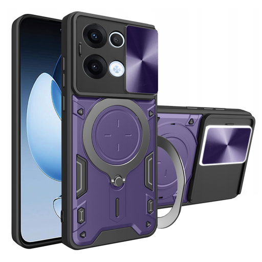 Techsuit - CamGuard Pro - Oppo Reno13 - Lila tok Techsuit - CamGuard Pro - Oppo Reno13 - Lila tok