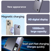 Benks Power bank 10000mAh YP61 - USB + Type C - mágneses, indukciós 15W sötétszürke - 0. kép