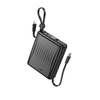 Borofone Power Bank 15000mAh BJ70A Vigorous - USB + Type C - QC 3.0 PD 20W Type C és Lightning kábelekkel fekete - 0. kép