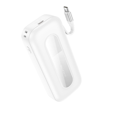 Borofone Power Bank 10000mAh BJ74 Hermoso - Type C - QC 3.0 PD 20W Type C kábellel fehér