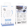 Borofone Power Bank 5000mAh BJ63 Nimble - Type C - PD 20W mágneses indukciós töltéssel fehér - 2. kép