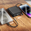 Borofone Power Bank 15000mAh BJ70A Vigorous - USB + Type C - QC 3.0 PD 20W Type C és Lightning kábelekkel fehér - 2. kép