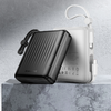 Borofone Power Bank 15000mAh BJ70A Vigorous - USB + Type C - QC 3.0 PD 20W Type C és Lightning kábelekkel fehér - 3. kép