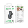 Borofone Power Bank 10000mAh BJ74 Hermoso - Type C - QC 3.0 PD 20W Type C kábellel fekete - 4. kép