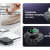 Benks Power bank 5000mAh YP59 3 az 1-ben - Type C - mágneses, indukciós 15W fekete - 1. kép