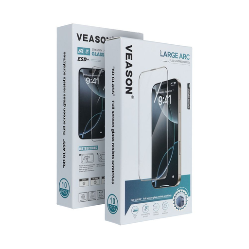 6D Pro Veason üvegfólia (SET 10in1) - Samsung Galaxy S25 Ultra fekete 6D Pro Veason üvegfólia (SET 10in1) - Samsung Galaxy S25 Ultra fekete