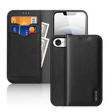Dux Ducis Hivo iPhone 16e Fliptok és RFID védelemmel - Fekete tok