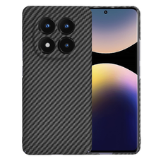  Techsuit - Szénrost burkolat - Xiaomi Redmi Note 14 Pro+ 5G - Fekete tok