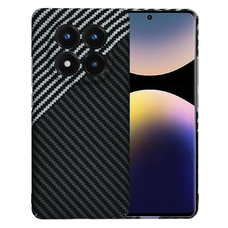  Techsuit - Carbonit Szálas Kagyló - Xiaomi Redmi Note 14 Pro+ 5G - Lopakodó Szürke tok